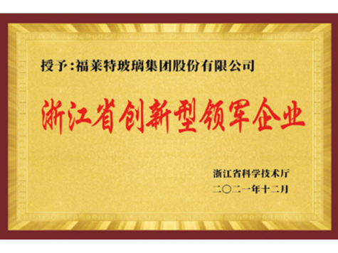 浙江省創(chuàng)新型領軍企業(yè)